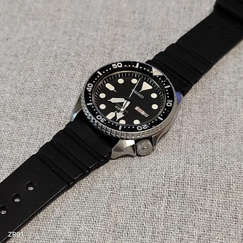 Vintage Seiko Professional Diver's 7C43-7010 Uhr schwarz läuft gut - Bild 6 von 10