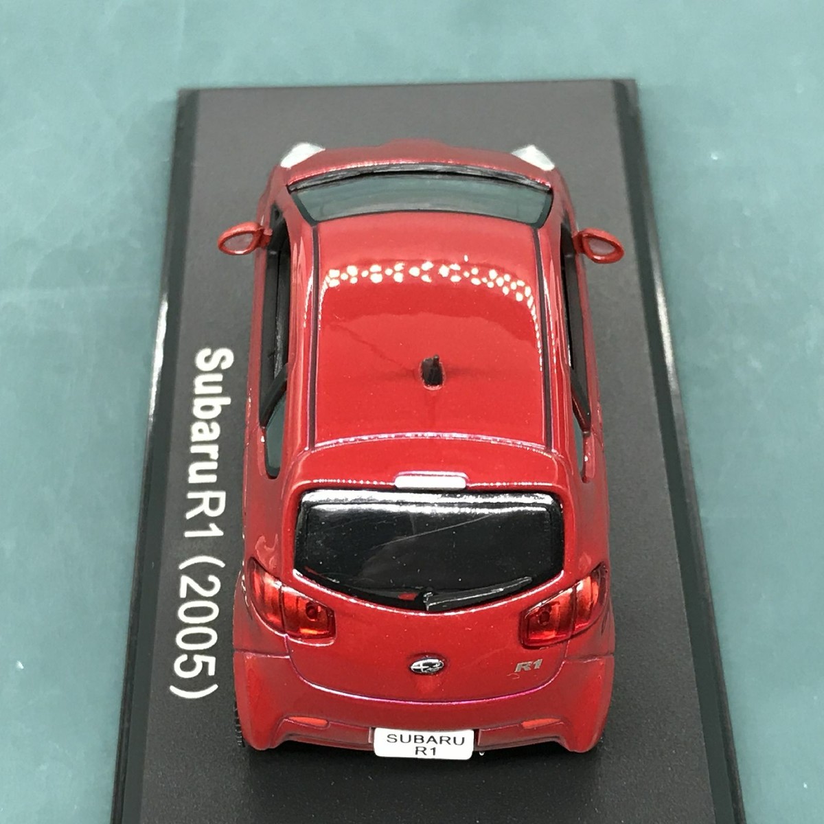 Mini Car Subaru R1 2005 1/43 Scale Box Display Diecast Vol