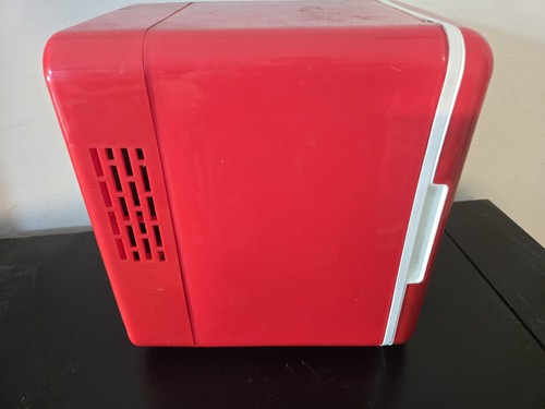Budweiser Beer Red White Blue Mini Fridge Compact Personal Refrigerator Retro - Picture 4 of 7