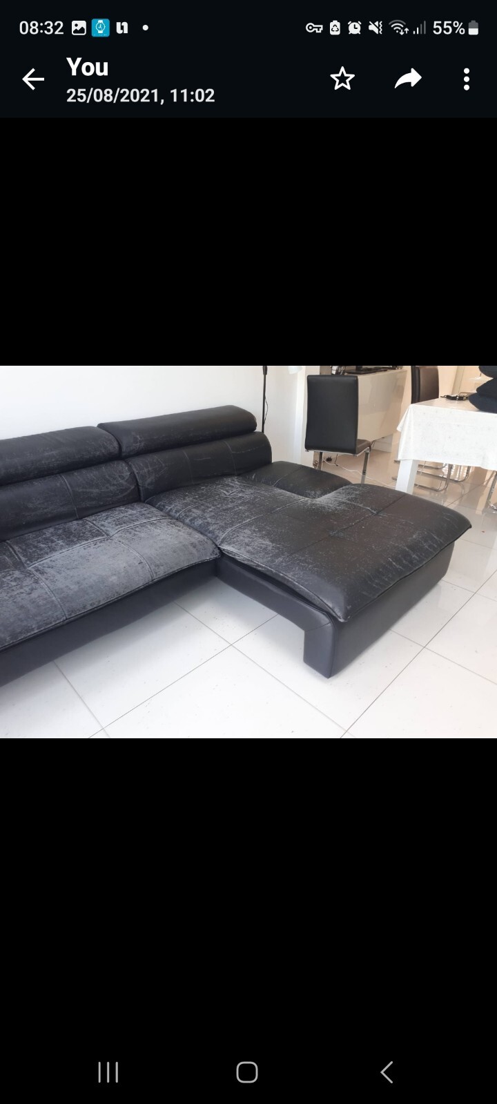 right hand corner sofa leather eBay