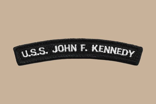 US Navy CV-67 USS John F. Kennedy Aircraft Carrier UIM Rocker Tab (03)