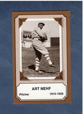 Pioneers of Baseball: #28 ART NEHF, N.Y. Giants | 1974 Fleer/R.G.Laughlin EX/NM