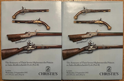 Christie s Armoury Serene Highnesses the Princes zu Salm-Reifferscheidt-Dyck 1&2