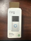 *BRAND NEW OPEN BOX*  Ring Battery Doorbell Home Security Camera Satin Nickel