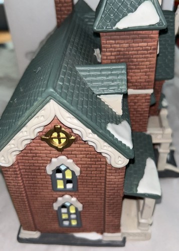 Dickens Collectible Towne Serie 1998 Porzellan beleuchtetes Haus mit Originalkarton - Bild 2 von 7