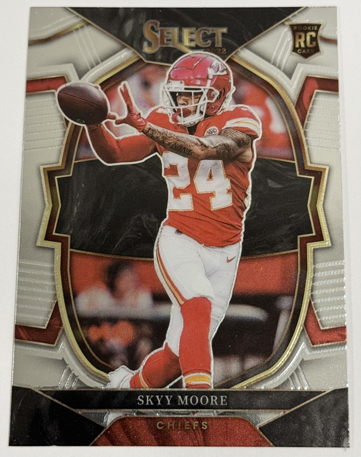 2022 Panini Select Skyy Moore #21 Rookie Card RC Chiefs