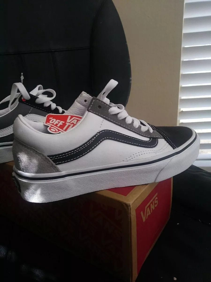 Kast huwelijk Tijdens ~ VANS Old Skool Mix &amp; Match Black, White &amp; Grey | eBay