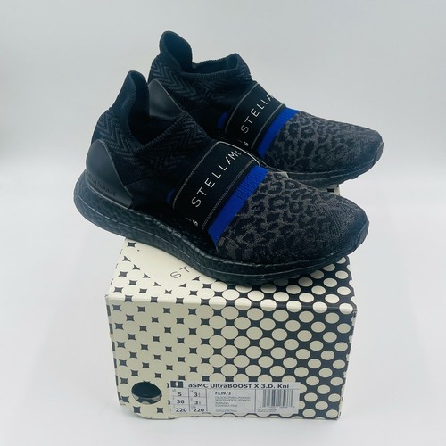 Adidas By Stella Mccartney Ultraboost X 3d Black Knit Shoes Fx3973 Women S 5 Ebay