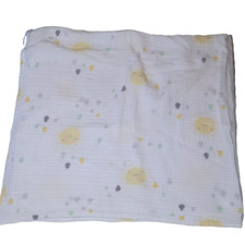 2018 Cloud Island Target Sun Raindrops Muslin Swaddle Lovey Blanket 45" X 48"