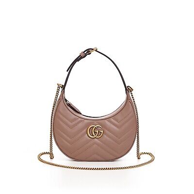 GG Marmont half-moon-shaped mini bag