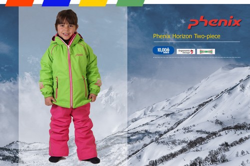 Kids Ski Suits Phenix Horizon Two-piece Suku Suku - Picture 1 of 8