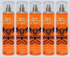 5 Bath & Body Works AGAVE PAPAYA SUNSET Fine Fragrance Mist Body Spray 8 oz