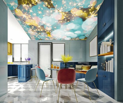 3D Shiny Stars A3443 Ceiling WallPaper Murals Wall Print Decal Deco AJ WALL Fay