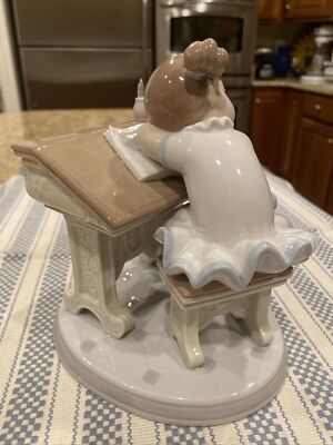 Lladro 6802 Waiting For The Bell - Mint Condition | eBay