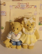Cherished Teddies 1997 Members Only Bernard and Bernice with Box CT 972