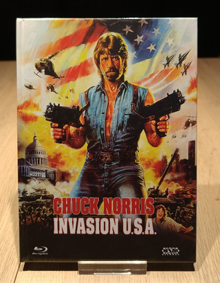 Invasion USA Chuck Norris Mediabook NEU OVP Cover C Blu-Ray +DVD von NSM Records