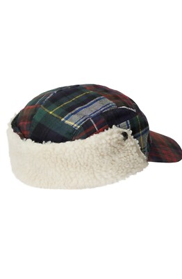 POLO RALPH LAUREN Plaid Flannel Trapper Earflap Cap Hat | eBay