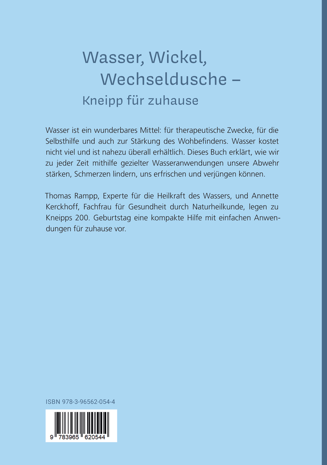 Thumbnail - Thomas Rampp; Annette Kerckhoff / Wasser, Wickel Wechseldusche