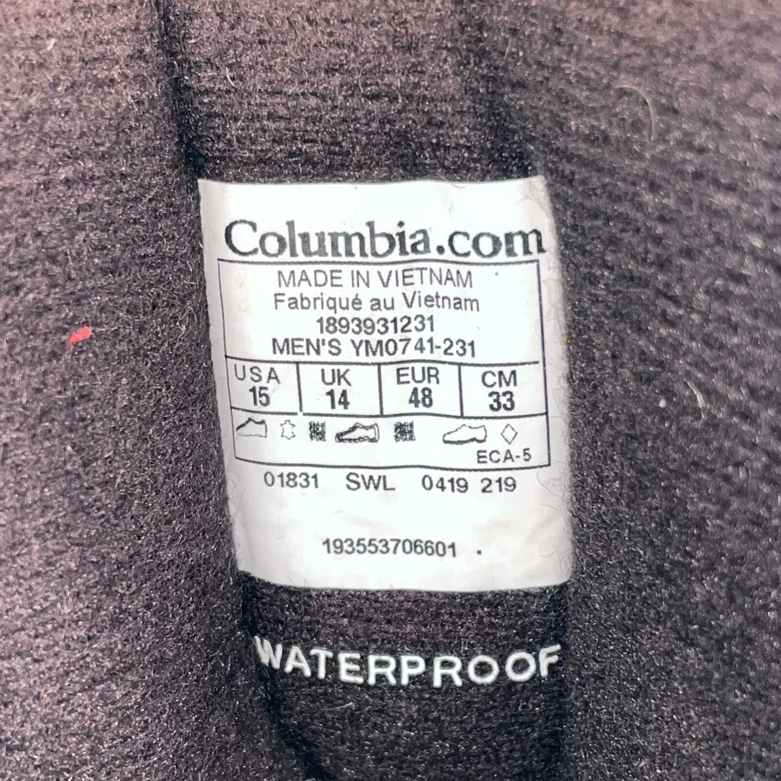 Columbia mens 15 Bugaboot Original Omni-Heat waterproof boots YM0741-231 brown thumbnail 3