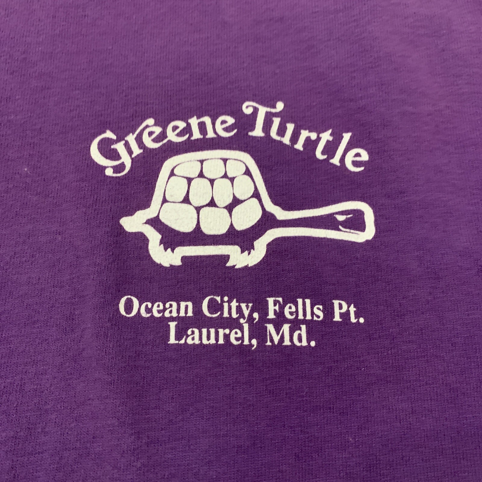 Vintage Single Stitch The Greene Turtle Ocean City Ma… Gem