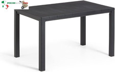 Tavolo da Esterno Julie, Tavolo da Giardino Adatto per 6 Persone, Grafite, 147 x