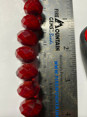 Chinarovski Faceted Glass Crystal Rondelle Beads 16mm 18mm