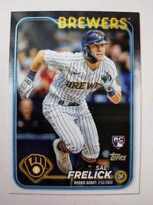 2024 Topps Update Series Rookie Debut #US10 Sal Frelick RC Milwaukee Brewers OF