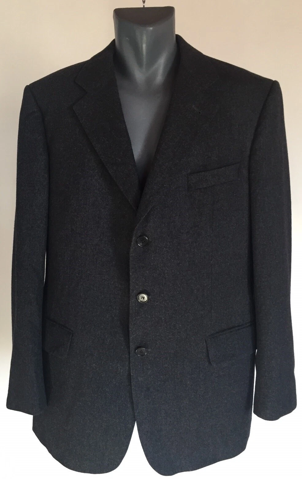 Giacca Cappotto Sportivo BURBERRY LONDON Grigio Lana Mod MILANO S U Taglia EU52