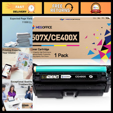 High-Yield Black Toner Cartridge CE400X Compatible for HP 507X - Quality Print