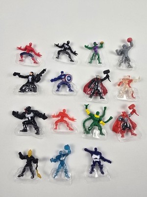 Marvel 500 Micro Figures Series 1 Spiderman Venom Hulk Lot of 15 no duplicates