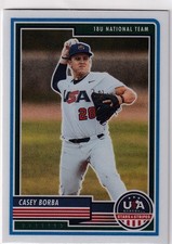 2023 USA BASEBALL RC CASEY BORBA ROOKIE STARS & STRIPES #3812