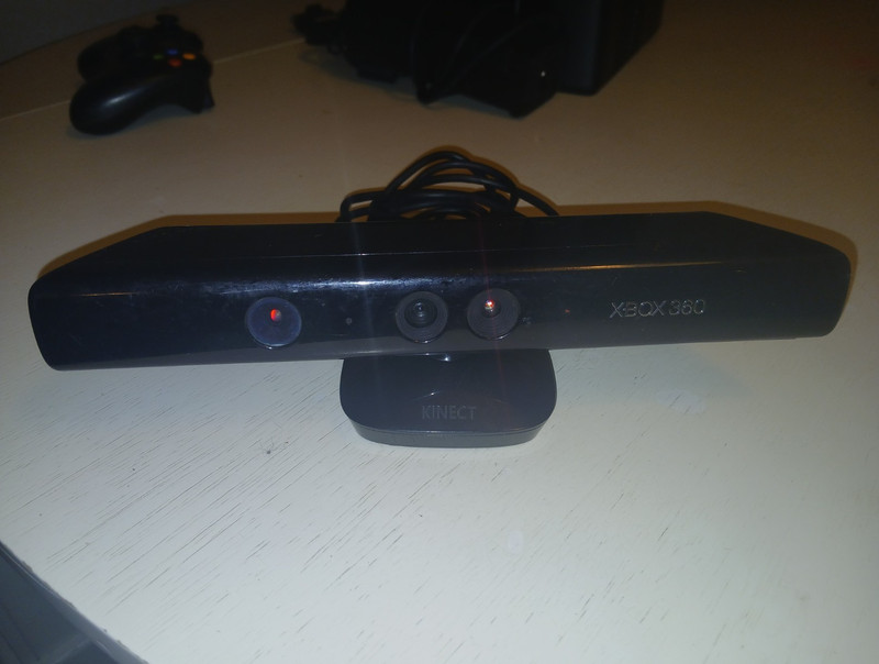 Microsoft Kinect Motion Sensor/Camera for Xbox 360 Console, Wired, Black