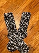 UGG Cozy Chenille Socks black And Grey Women's Crew Socks Warm Long Winter Socks