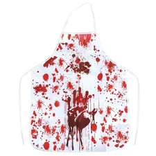 Apron Costume Prop for Adult Women Men Cosplay Party Cooking White Red