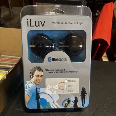 I LUV WHY WOULD STEREO EAR CLIPS BLUETOOTH BRAND NEW