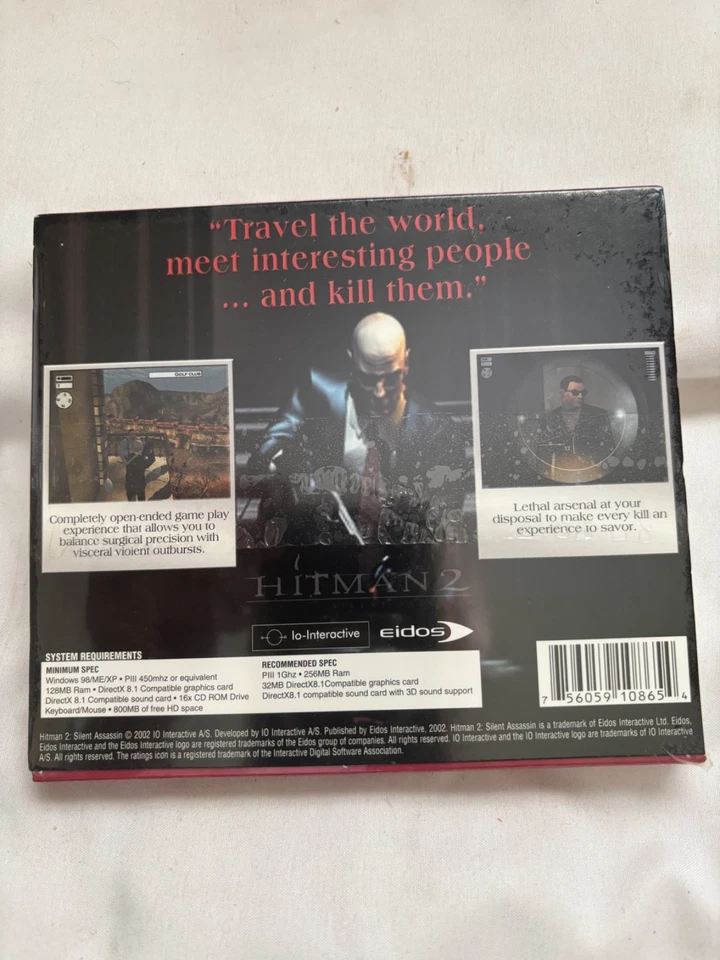 Hitman 2 Silent Assassin PC CD-ROM Video Game by Eidos Windows 98/ME/XP + PIII - Image 2 of 2