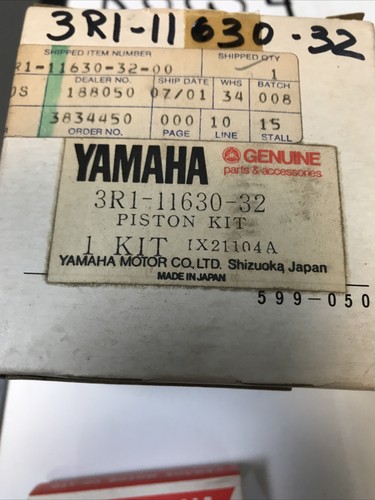 Yamaha OEM Piston Kit .75 1980 YZ80 3R1-11630-30 Superseded By 3R1-11630-32 NIB - Picture 2 of 9