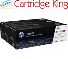HP 131A Confezione da 3 cartucce toner ciano/magenta/giallo originali LaserJet resa pagina
