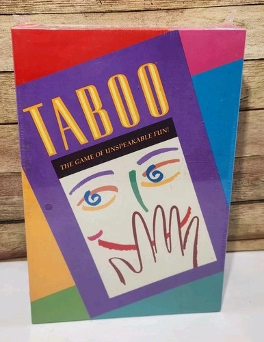 Vintage 1989 Taboo Milton Bradley Board Game New Sealed