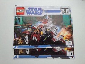 LEGO Star Wars Republic Attack Shuttle 8019, 100% complete with BA