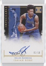 2019-20 Panini Impeccable Rookie Signatures Holo Gold 1/10 Isaiah Roby Auto 0bt4