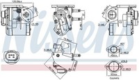 Nissens Ventil AbgasrüCkfüHrung Agr-Ventil ** First FIT ** 98236