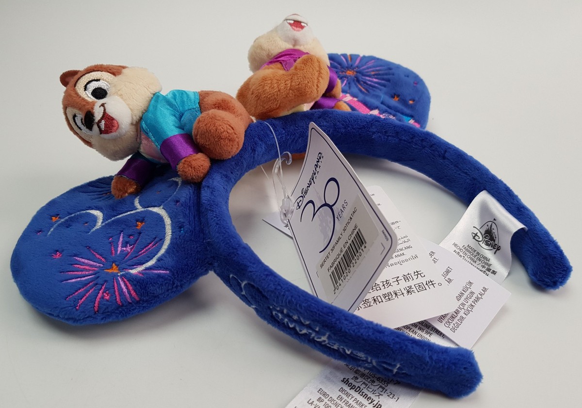 Disneyland Paris 30th Anniversary Ears Chip & N Dale Mickey  display picture 3