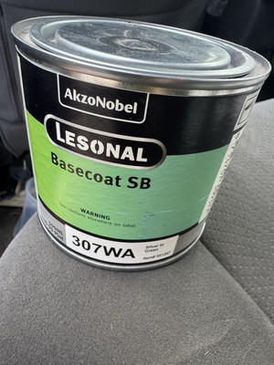 Lesonal Basecoat Sb 307WA Silver To Green #551357 500ml