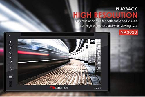 NAKAMICHI NM-NA3020/NC5L 6.2" WVGA DOUBLE-DIN IN-DASH DVD RECEIVER WITH CAMERA