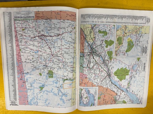 Vintage Rand McNally Road Atlas 1984 vacation time Mr goodwrench - Picture 9 of 12