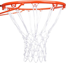 HEAVY DUTY Basketball Net Replacement 21 Inch" 12 Loop All Weather Anti Whip Out