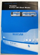 NEOPLAN N 6121 DE Dual Mode Trolley Bus Commercial Sales Brochure 2001
