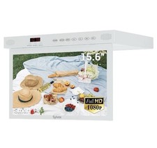 SYLVOX 15.6 inch Under Cabinet TV 1080P Kitchen TV Built-in App Smart RV TV