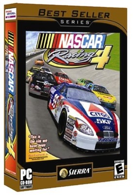 Sierra Best Seller Series Nascar Racing 4 - PC CD-ROM - Sealed New Retail Box
